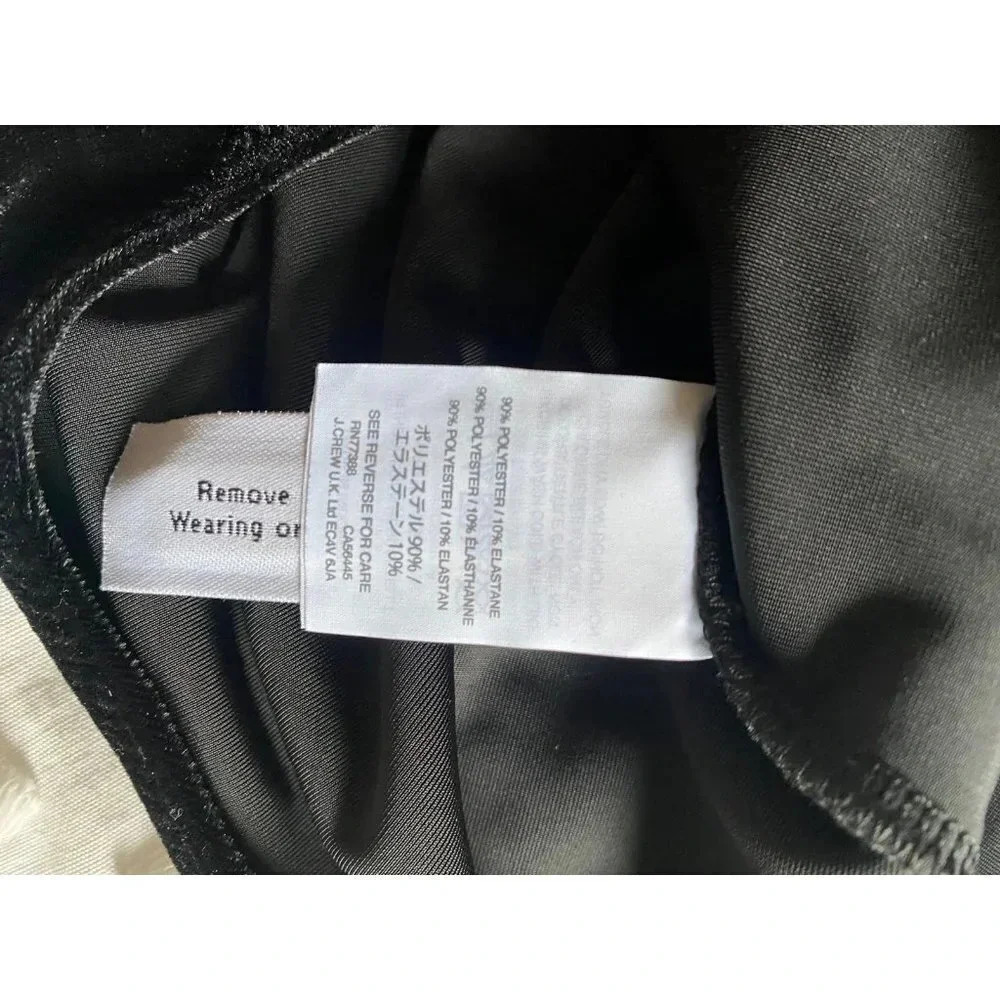 Madewell Bodysuit Women’s Small Black Velvet - Picture 6 of 9